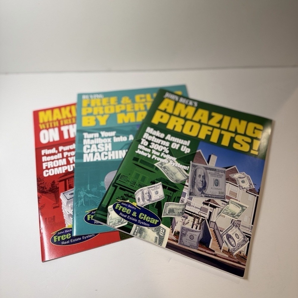 Lot Of Three Magazines John Becks‎ Free And Clear Real Estate System